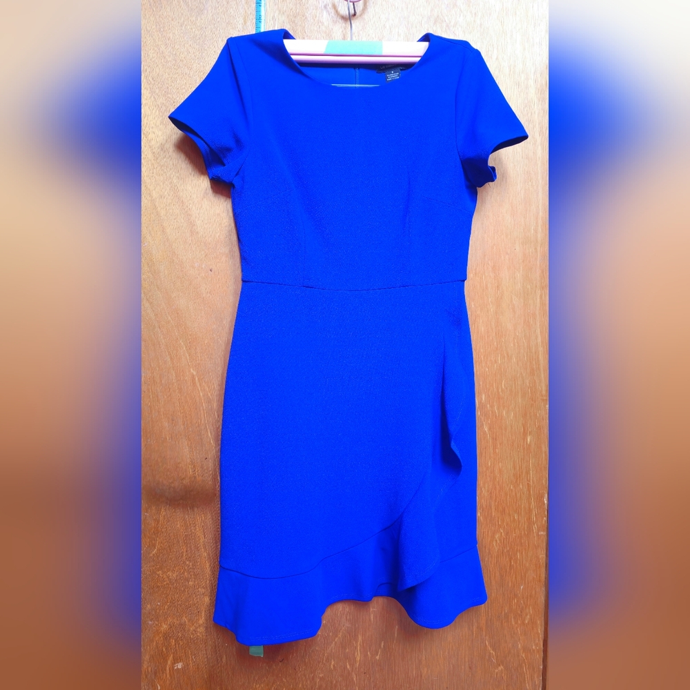 Liz Claiborne Vibrant Blue Mini Dress